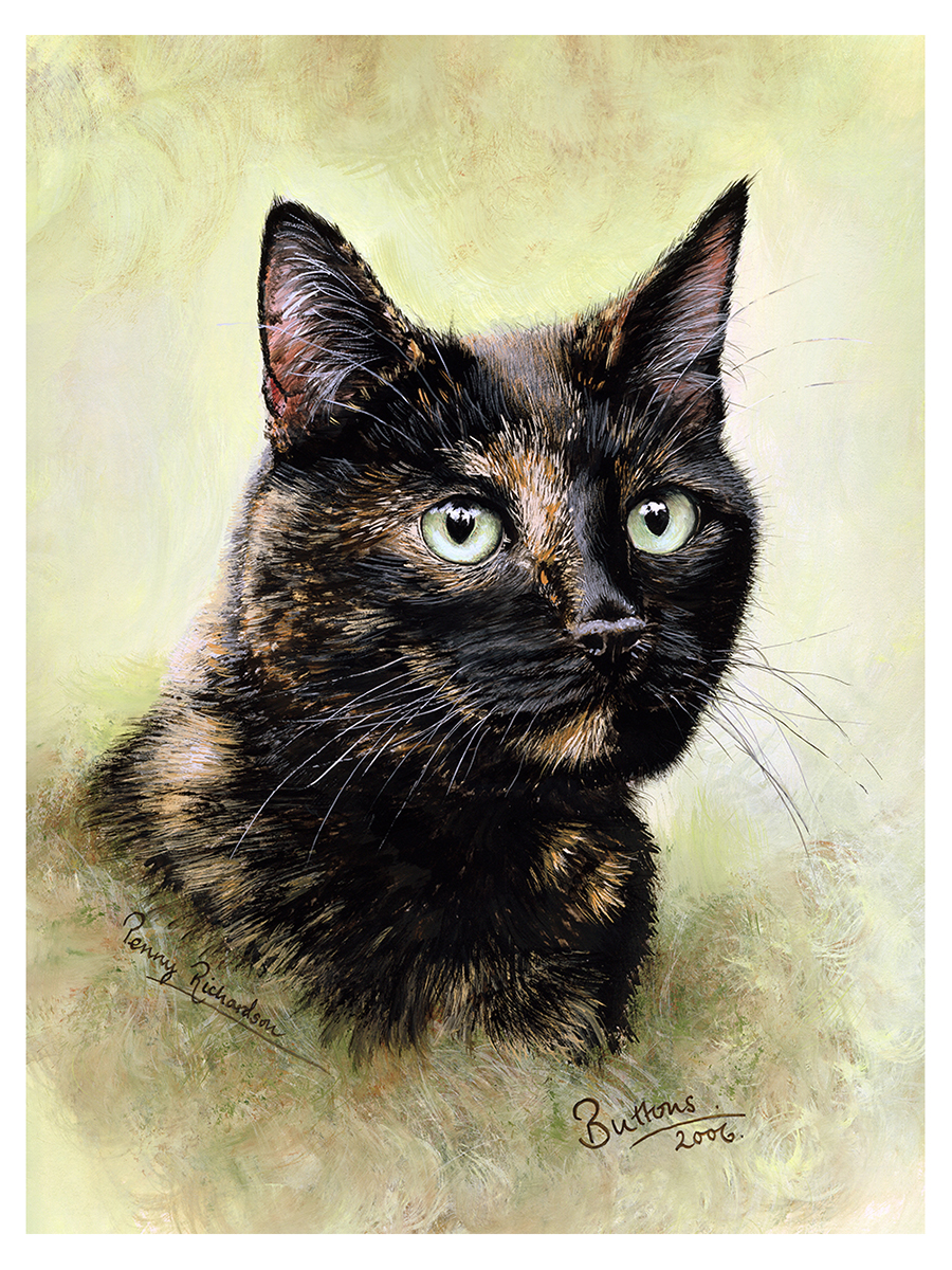 Cat Portraits from Photos | Cat Artist | Cat Paintings