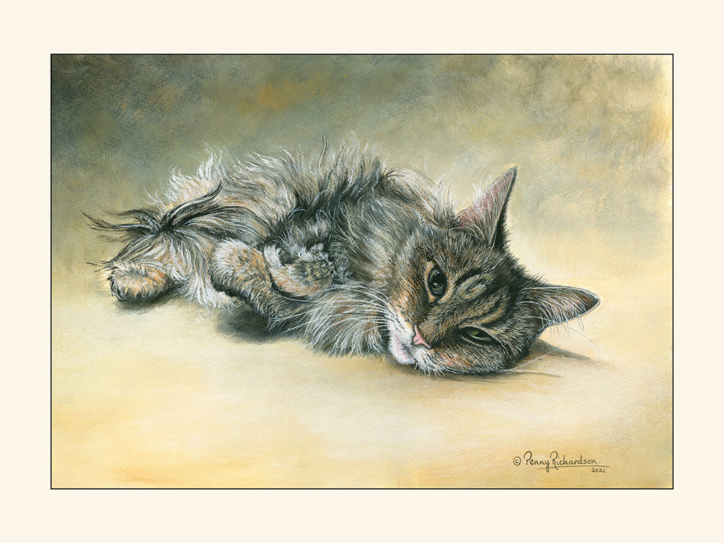 Cat Portrait Painting - Essex & Hertfordshire