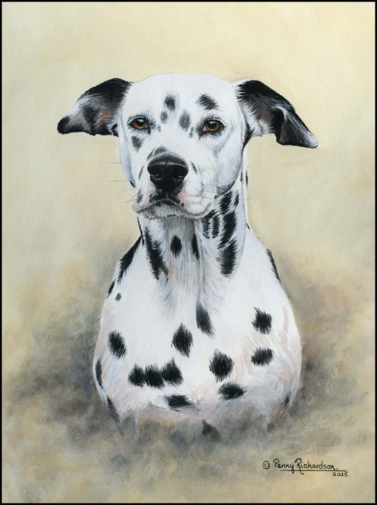 Dalmatian Portrait Painting